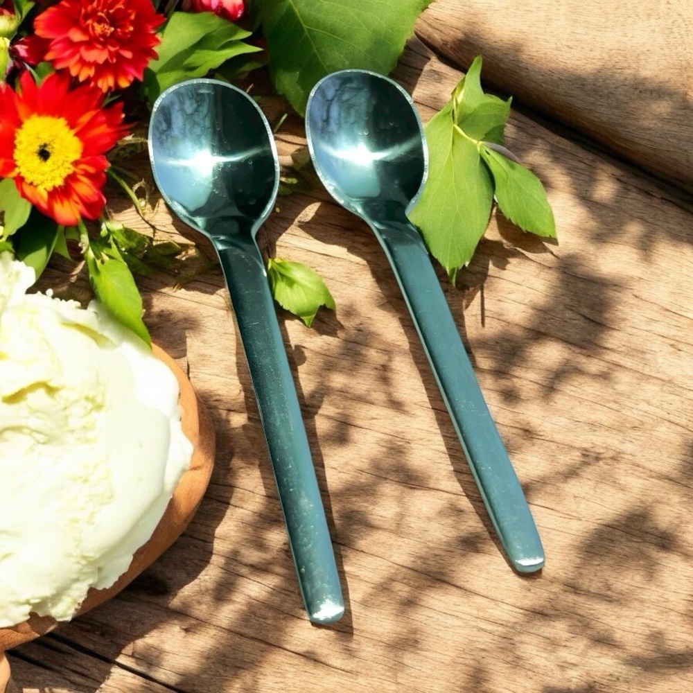 UNITED Airlines A Pair Of Coffee Tea Spoon Stainless Collectible Gift New No Tag